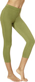 Womens Classic Denim Capri Legging with Pockets